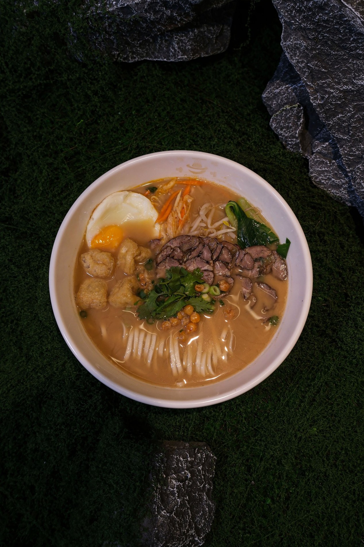 Lamian in mild broth
