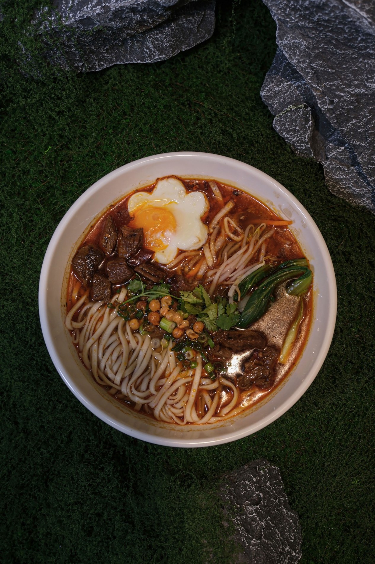Lamian in spicy broth