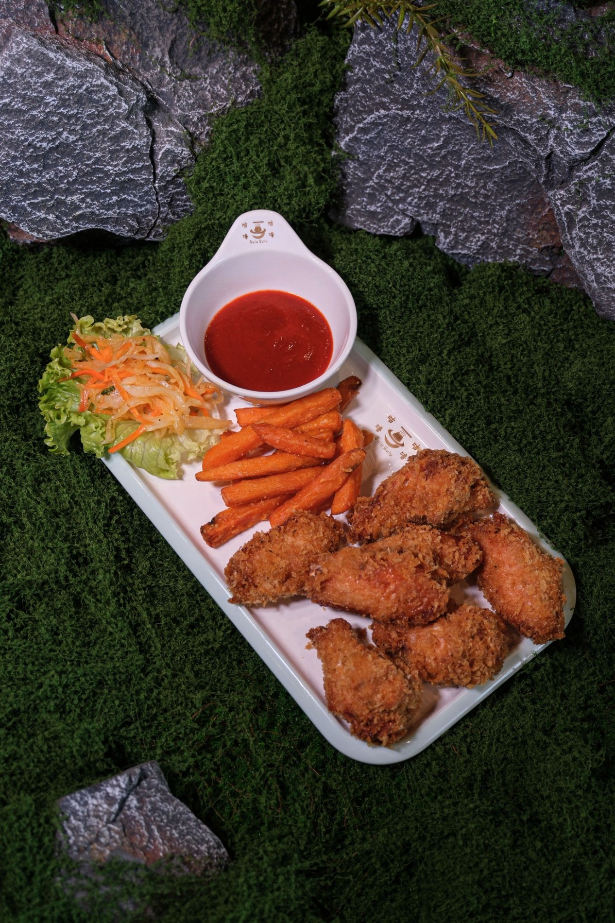 Gulu Fried Chicken lunch